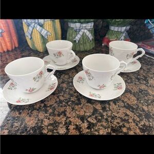 🆕 NIB Princess house cup and saucers.  8 pc’s
